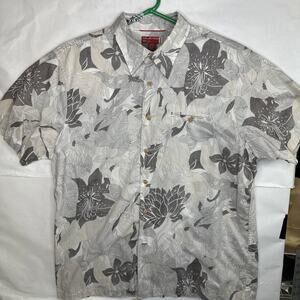 Guess Men's Vintage Flower Dress Shirt Size XL